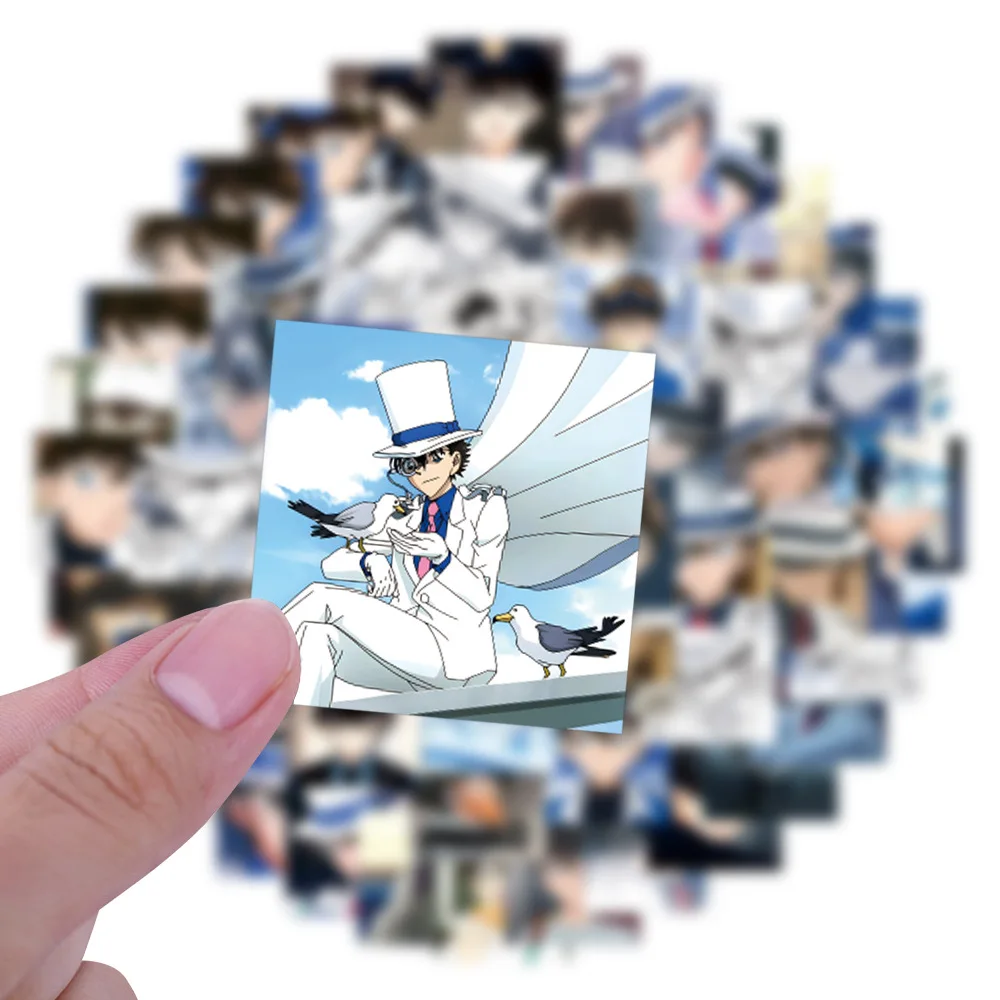 10/80PCS Del Fumetto Conan Kuroba Kaito Graffiti Adesivi FAI DA TE Decalcomanie Valigia Computer Portatile Chitarra Decorazione FAI DA TE Per Bambini Giocattoli Regali