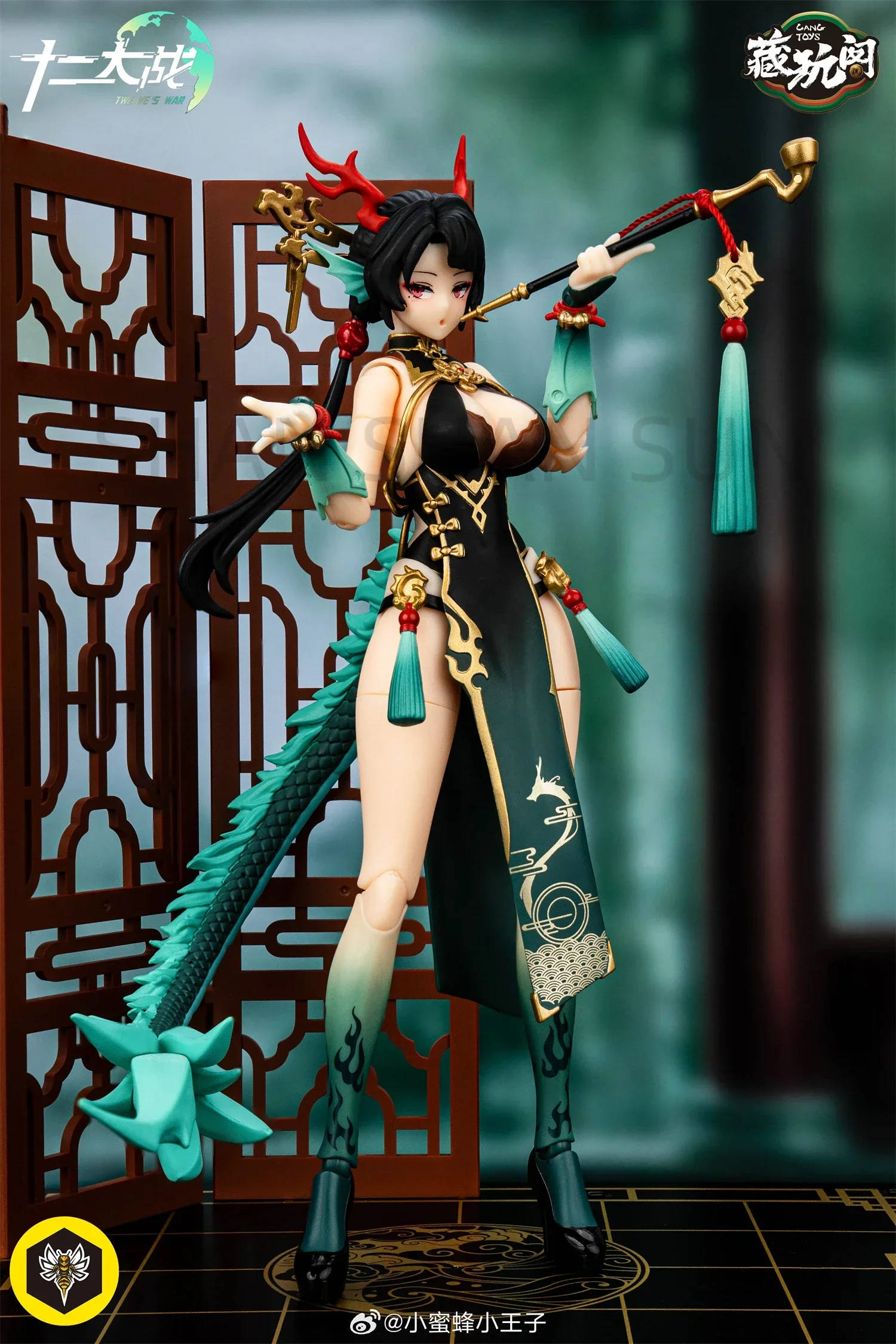 【IN STOCK】CANG-TOYS Chinese Style Mobile Suit Girl Xiao Qinglong Dragon Long Ji 1/12 Action Fiure Gift