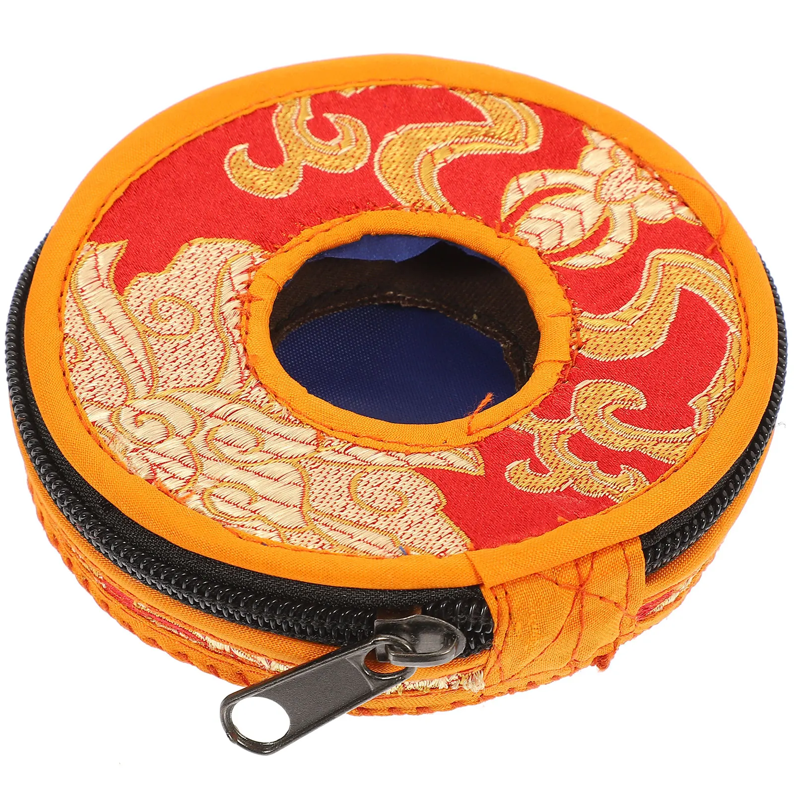 

Meditation Bell Box Handmade Nepal Style Durable Cotton Cloth Storage Pouch For Tingsha Cymbals Protector Case