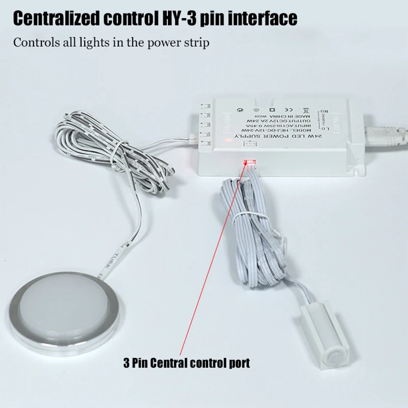 Przełączanie zasilania Dc 12V 18W 36W 60W 100W transformator 100-240V sterownik do kuchni pod szafka Led Strip światła ue/us wtyczka