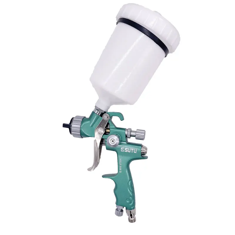 SUTU Spray Gun 808G Painting Gun 1.3/1.4mm Nozzle Paint Gun Oil Paint Air Spray Guns Airbrush car Repair Paint Spray Guns