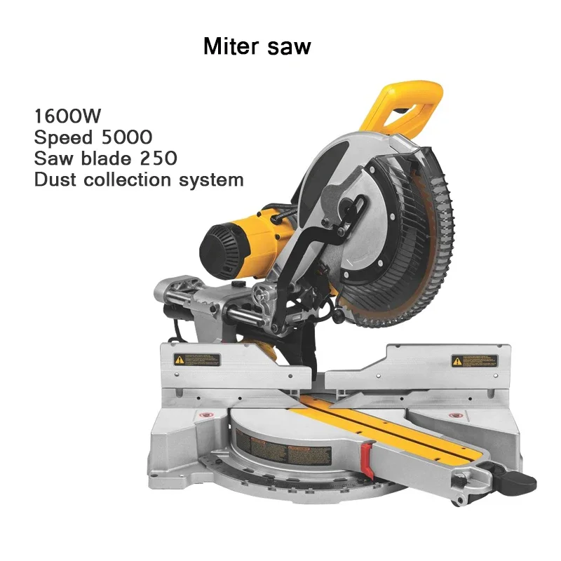 

Desktop Miter Saw Aluminum MachinePush-pull Aluminum Cutting Saw Machine 1600W High Power Aluminum Sawing Machine 220V