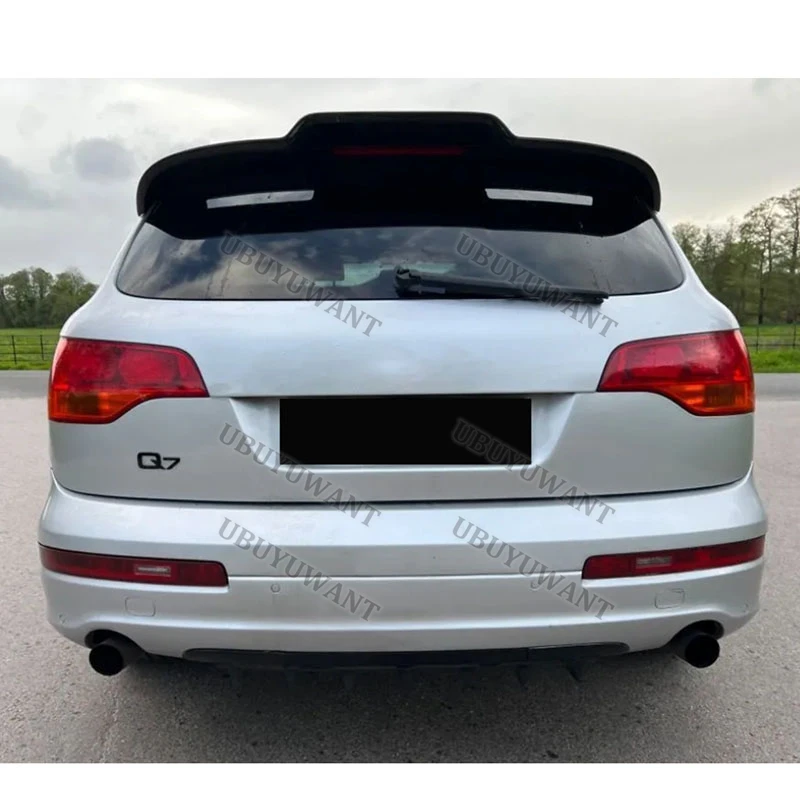 For Audi Q7 SQ7 GEN 1 ABT Style Wholesale Carbon Fiber Rear Trunk Lid Car Spoiler Ducktail Lip Wings 2006--2015