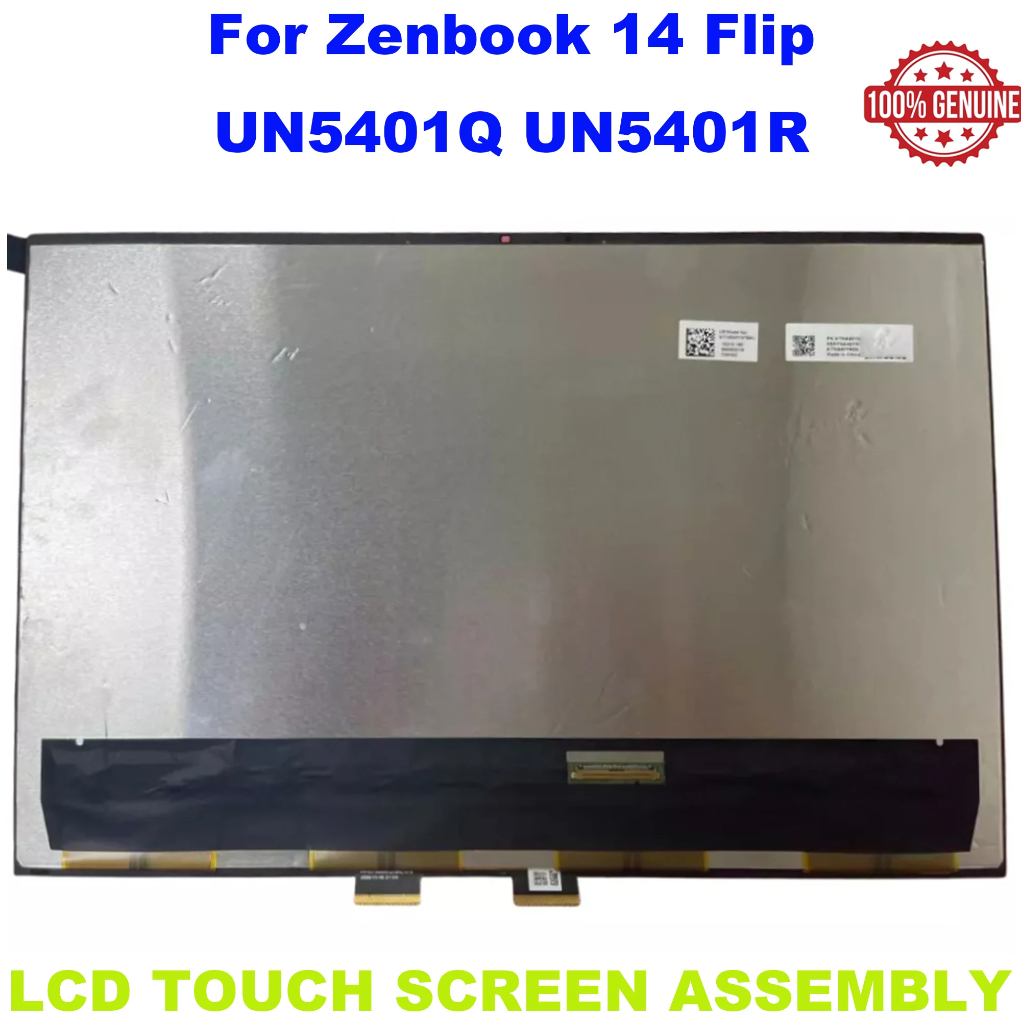 Imagem -02 - para Asus Zenbook Flip 14 Un5401q Un5401r 14 Oled Laptop Substituição Display Touch Scrcen Assembly 14 2.8k 2880x1800