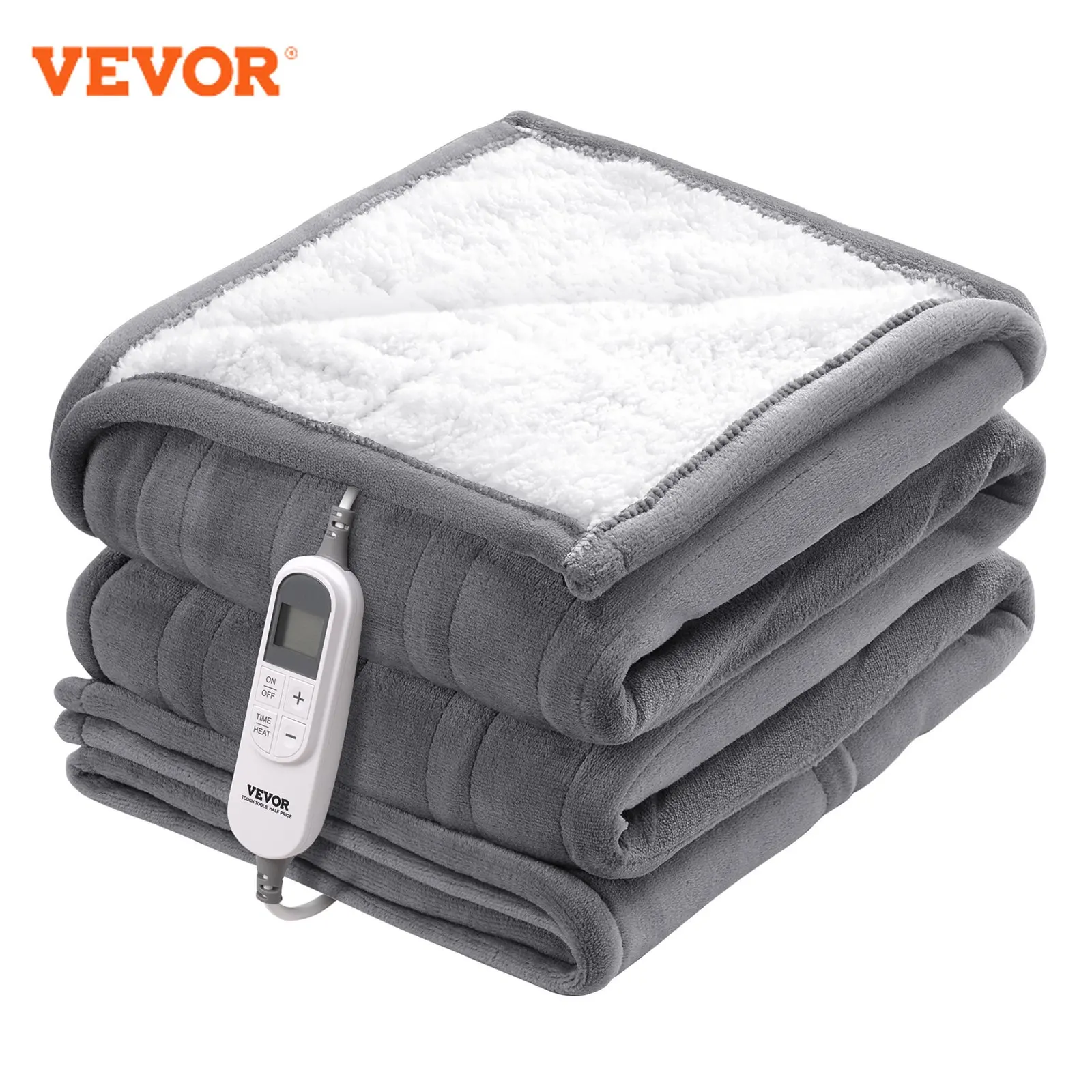 VEVOR heating blanket, various sizes, electric soft flannel, electric blanket, suitable for work, bedroom