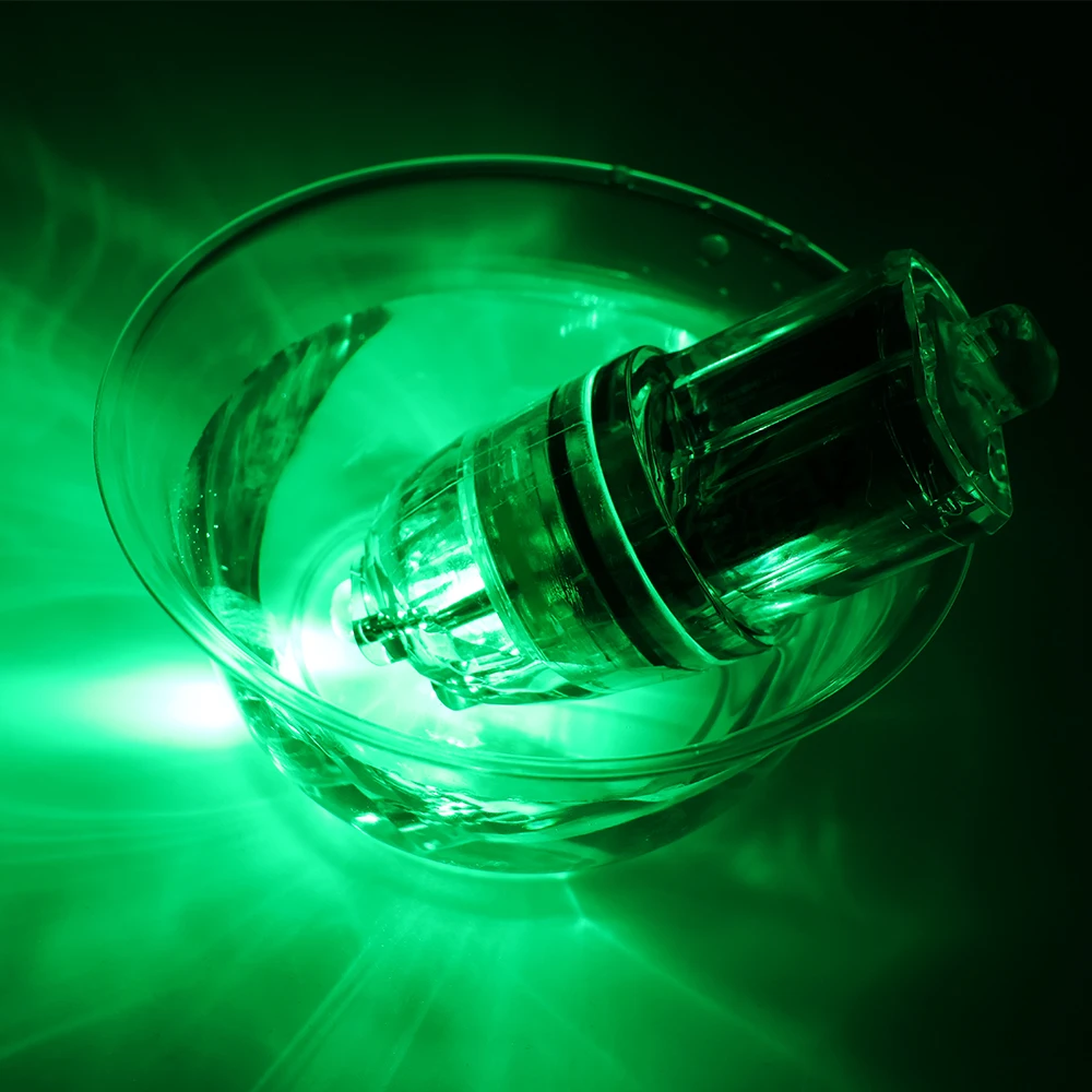 

1 шт. новый портативный светильник для подводной рыбалки, светодиодный ночник, который подсветка при входе воды, с использованием батарей типа АА