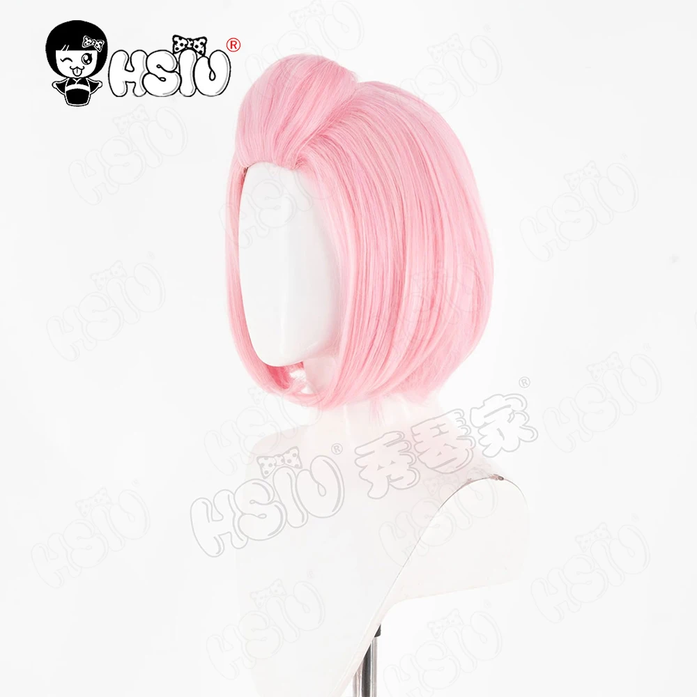 THE POWER Parrucca Cosplay HSIU 30Cm Sakura Rosa Capelli Corti Parrucca Sintetica + Protezione Della Parrucca Anime Card Captor Sakura THE POWER cosplay