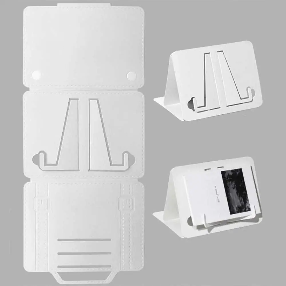 New Foldable Reading Rack Simple Multi-Function Folding Reading Stand Large Durable Recipe Bookshelf For Student Office Home