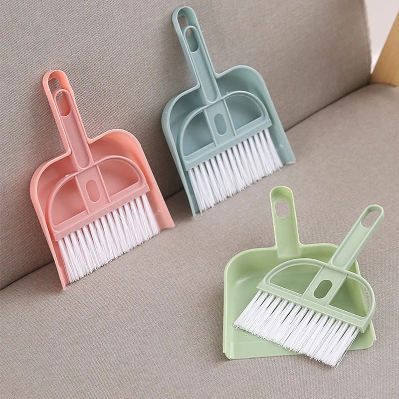 

Cat Hamster Dustpan Small Broom Set Pet Professional Cleaning Tools Rabbit Pooper Brush Guinea Pig Toilet Broom Accessories