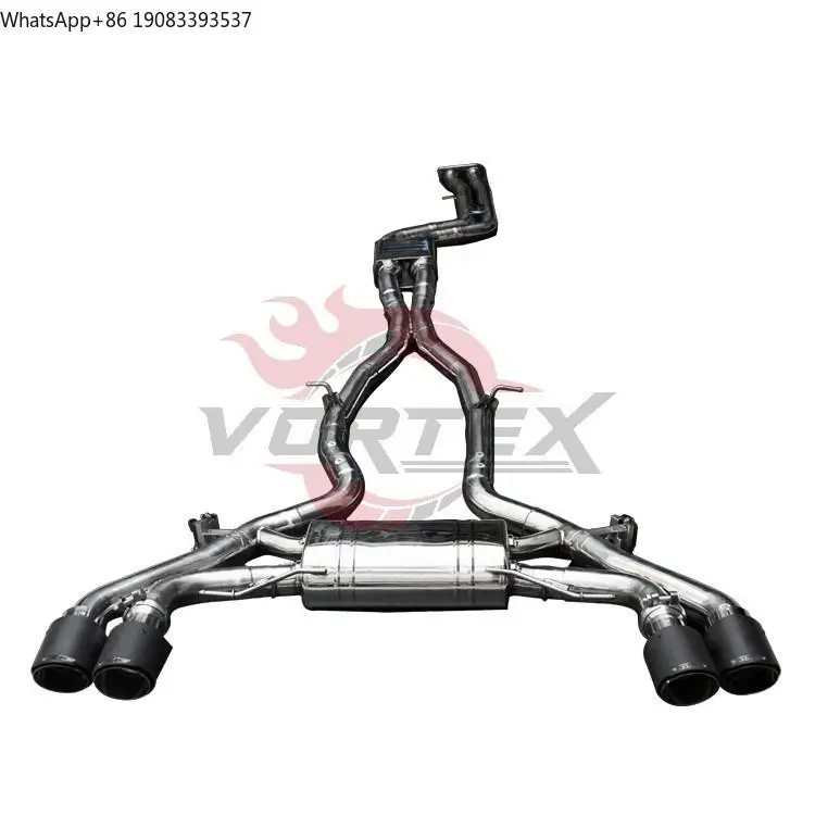 

Выхлопная система VORTEX Racing для BMW X3M X4M 3.0T 2019-2024, Valvetronic Catback, с одинарной средней трубой, с клапаном, глушитель из нержавеющей стали