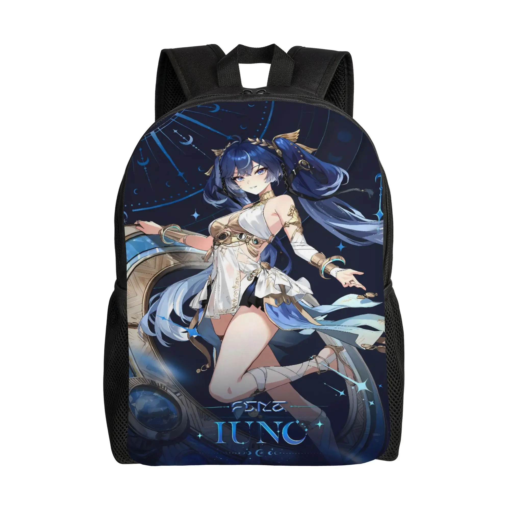 

Iuno Wuthering Waves Game Backpack Outdoor Backpacks Male High Quality Big High School Bags Streetwear Rucksack