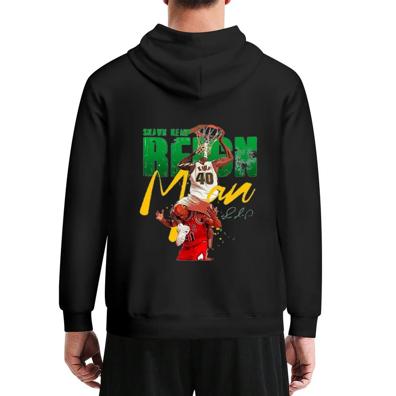 

Shawn Kemp Hoodie men clothing men's sweat-shirt anime clothing mens clothing new hoodies and sweatshirts