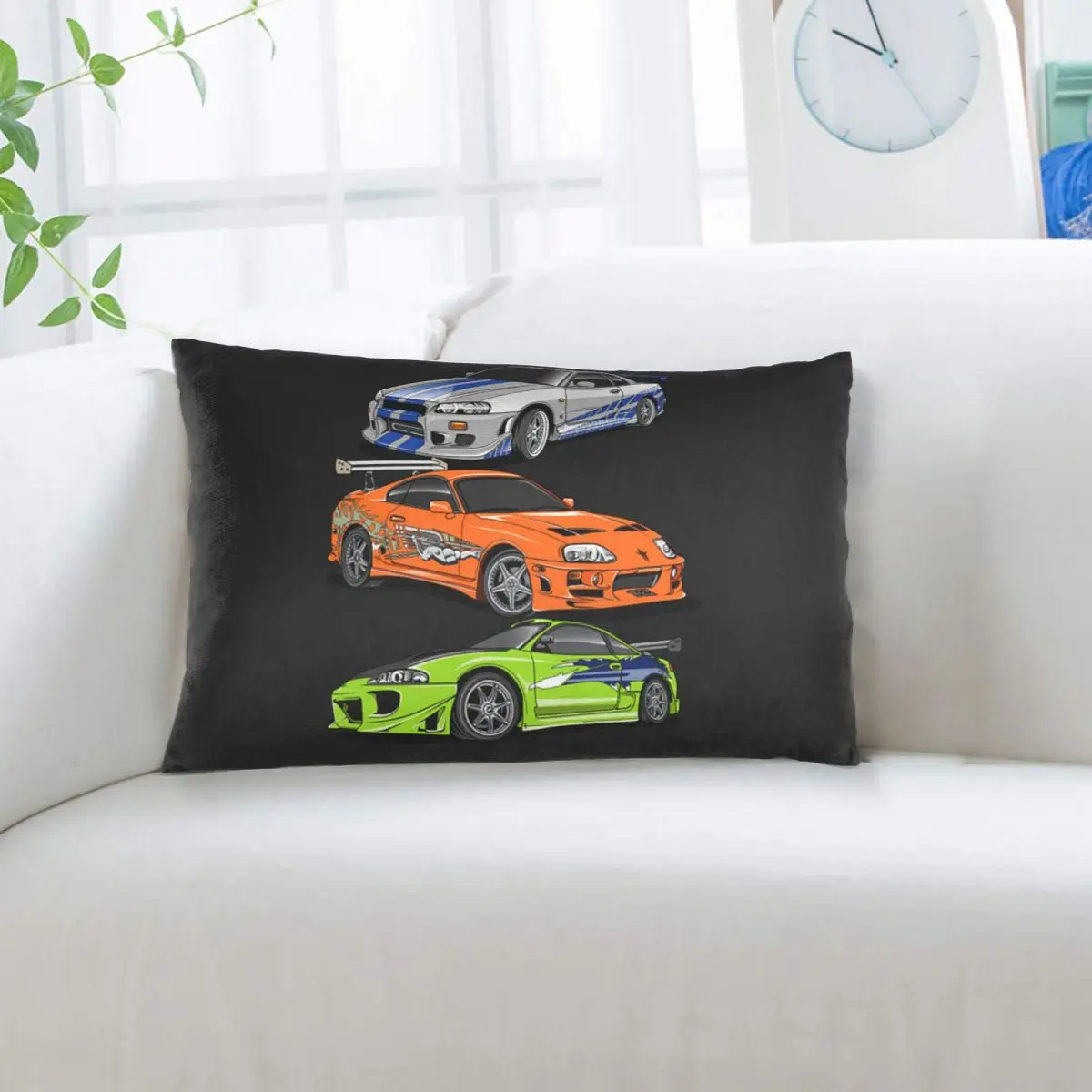 Movie Fast And Furious Brian O'connor Rectangle Pillowcase Cushion Cover Decorative Bedroom Bed Home Comfort Throw Pillow