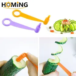 1Pcs Slicer Vegetable Fruit Slicer Manual Spiral Screw Slicer Potato Carrot Cucumber Cutting Device Fries Cut Kitchen Gadgets