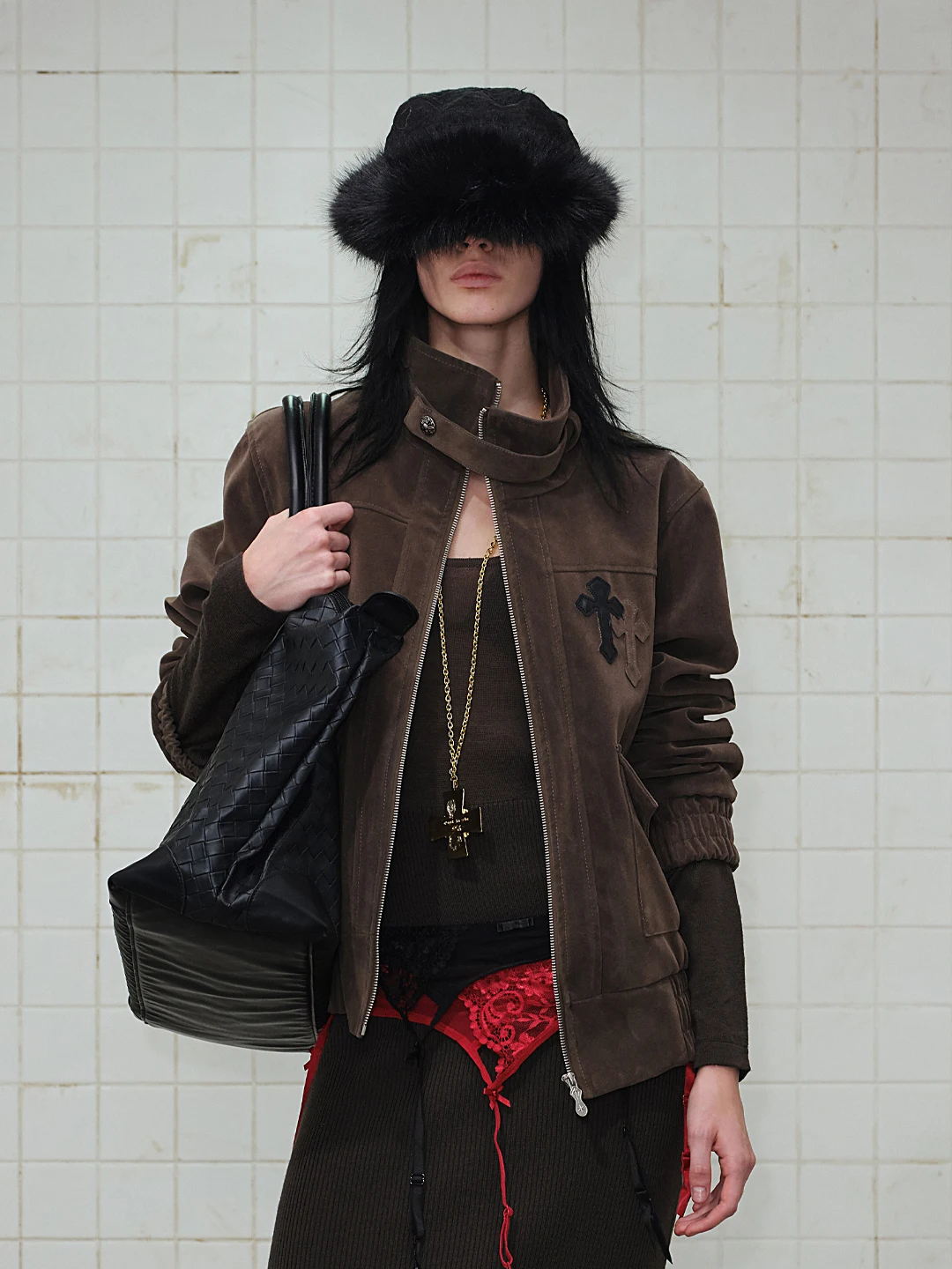 

Мужская повседневная куртка из замши с крестообразным декором, свободного кроя, на молнии, новая весенняя коллекция, молодежная мода