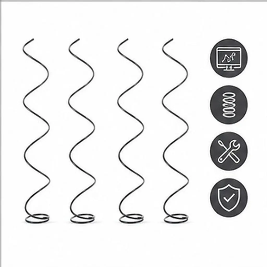 4Pcs Vending Machine Spring Coils High Elasticity Drink Pusher Replacement Spring for Commercial Vending Machine Snack Beverage