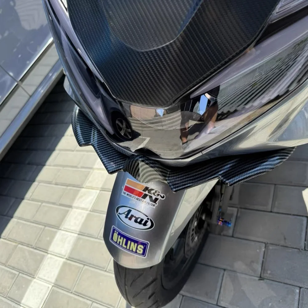 

Carbon Fiber Front Beak, Wind Deflector, Lower Lip & Air Dam for PCX160 - Motorcycle Mod Parts