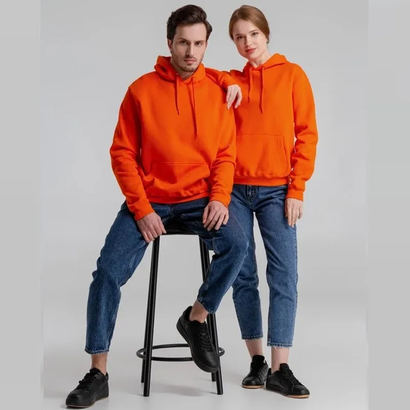 

Желтая толстовка с капюшоном унисекс, новинка 2023 года, осенняя свободная тонкая повседневная одежда, пальто ранней осени в ленивом стиле