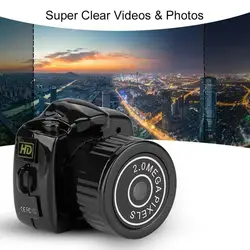 Mini Camera Camcorder 480P Micro DVR Camcorder Y2000 Portable Webcam Video Voice Recorder Camera With Key Chain