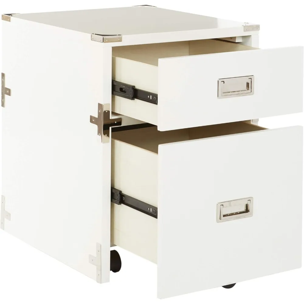 Wellington 2-Drawer File Cabinet, White