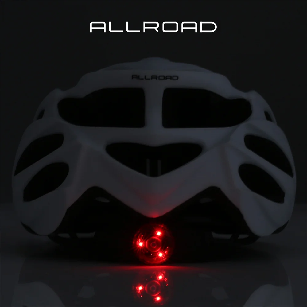 2026 New Upgrade Ultralight Cycling Safety Helmet Outdoor Bicycle Helmet With Taillight Removable Lens Visor Mountain