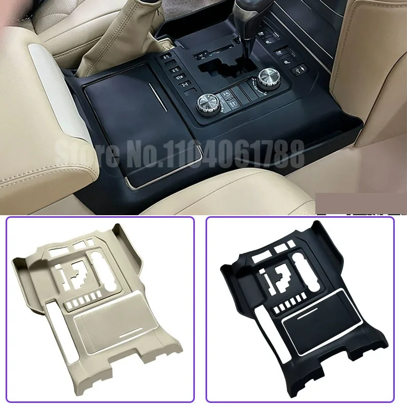 Silicone Center Console Storage For Toyota Land Cruiser LC200 2022 2021 2020 2019 2018 2016 Sleeve Gear Cover Interior Upgrade