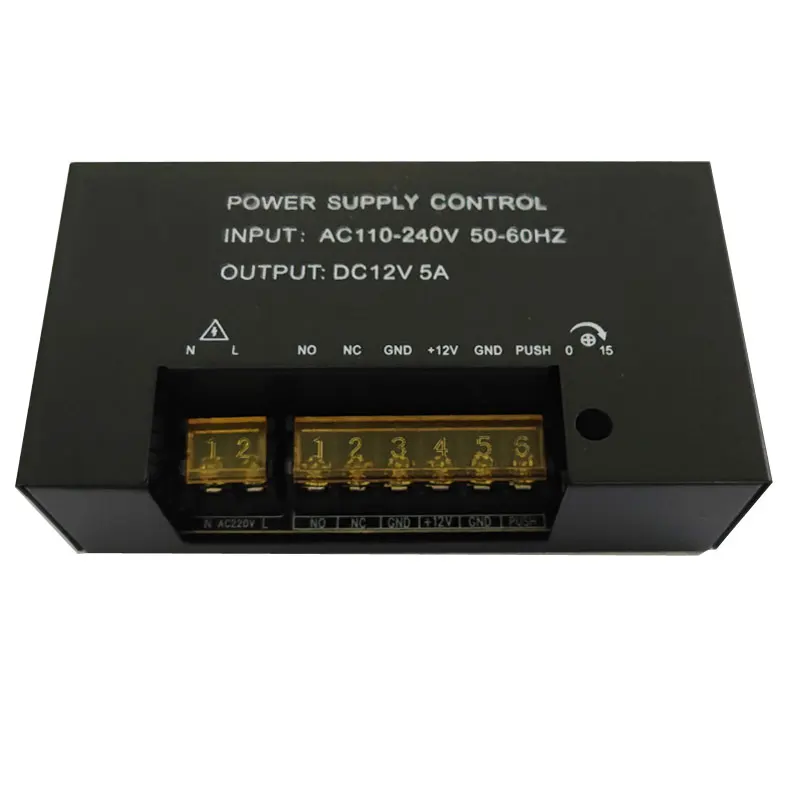 Small Volume Miniature Power Supply 100V~240v Wide Voltage 12v5A Use For Access Control System