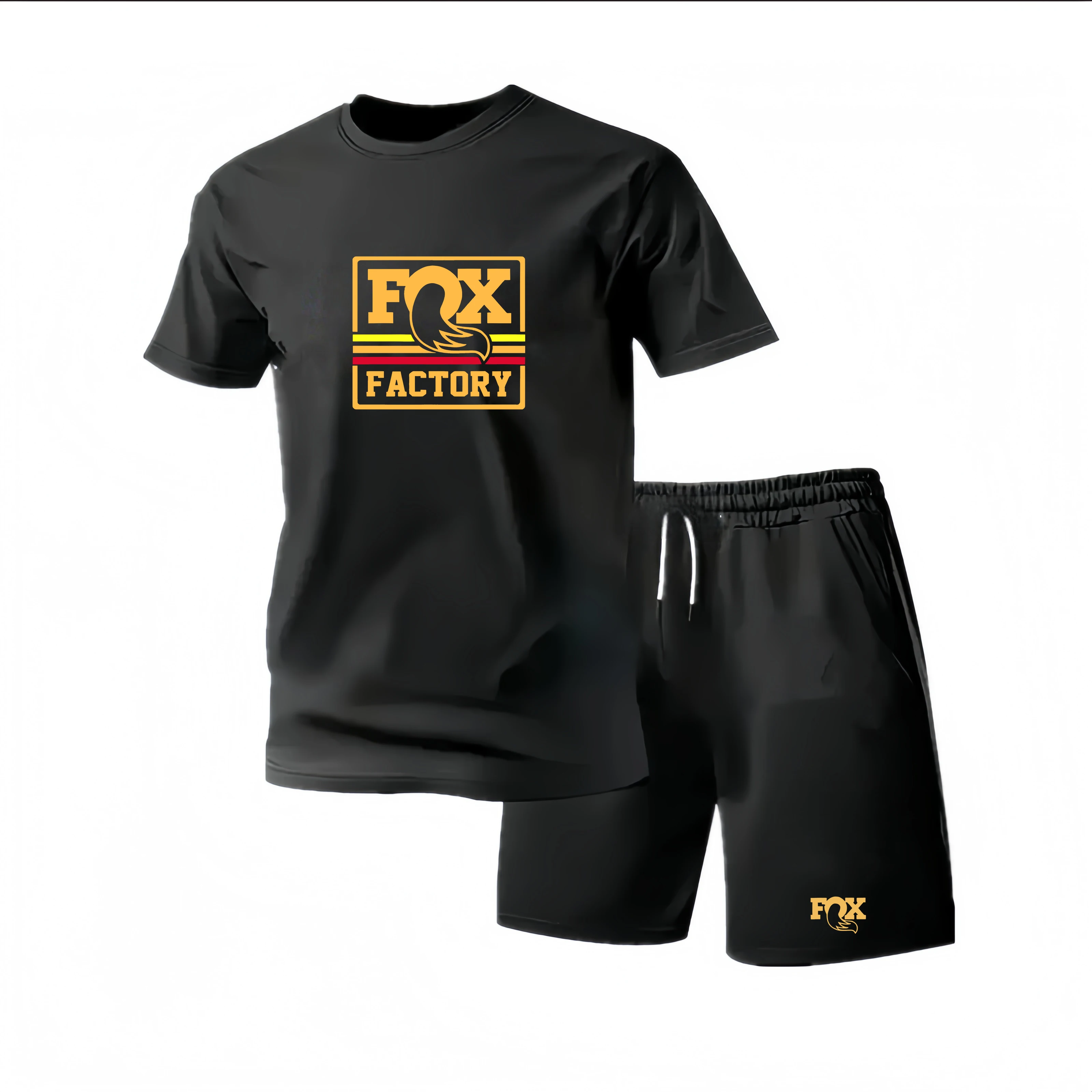 Ensemble Homme Été 2026 : T-shirt et Short Urbain Décontracté, Col Rond Manches Courtes, Tenue Quotidienne Sportive de Haute Qualité