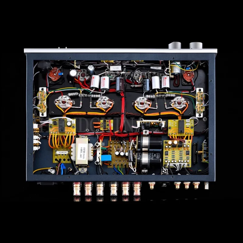 Q-019 MUZISHARE X7 Amplificatore valvolare integrato KT88x4 AB1 Amplificatore push-pull 25 ~ 45W Interruttore 110V/220V MM Phono