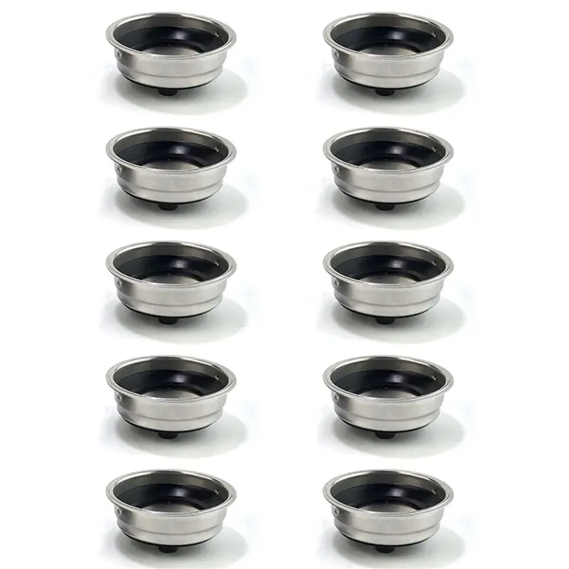 M12K-10X Friendly Detachable Stainless Steel Coffee Filter Basket Strainer Coffee Machine Accessories(Single Cup)