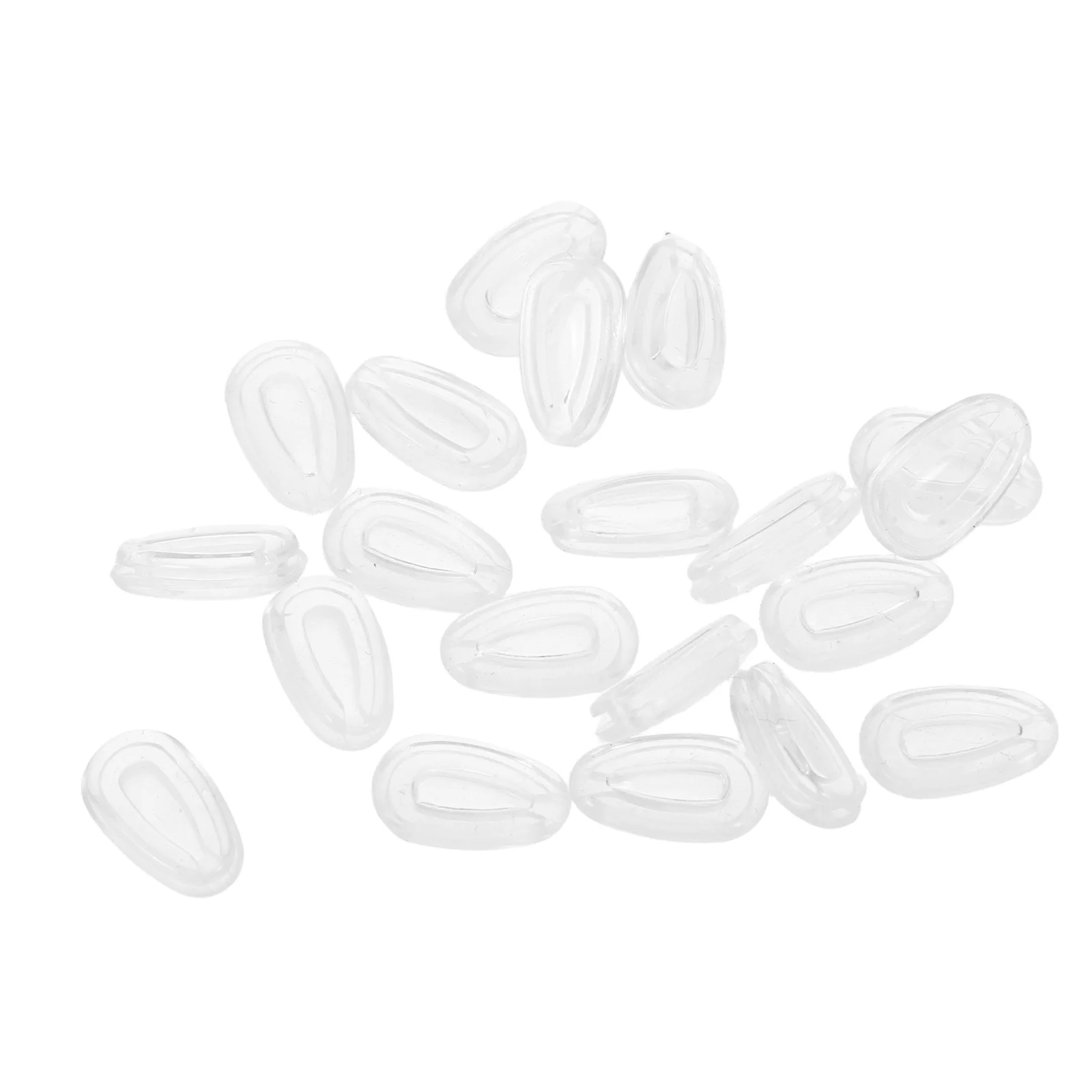 

Silicone Nose Pads For Eyewear: Transparent Replacement Cushions With Anti-Slip Air Chamber Compatible With Eyeglasses