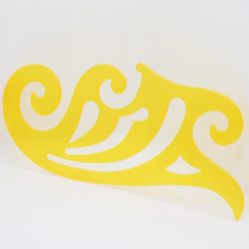 Прецизионная швейная линейка, многоугольная кривая конструкция для одежды, инструмент для лоскутного рисования, модный дизайн, долговечный пластик