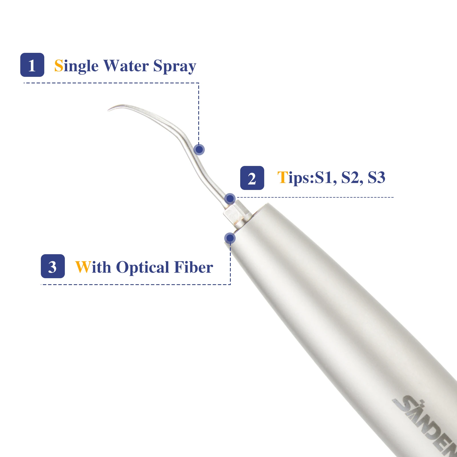 Dental Fiber Optic Air Scaler SONICflex Sonic L Fit KaVo Multiflex Led Coupling / GK LED Coupler