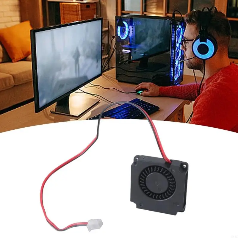 Ventola raffreddamento a ventola long dura 4010 per configurazioni a LED per auto Raffreddamento lampada fotografica HX6C