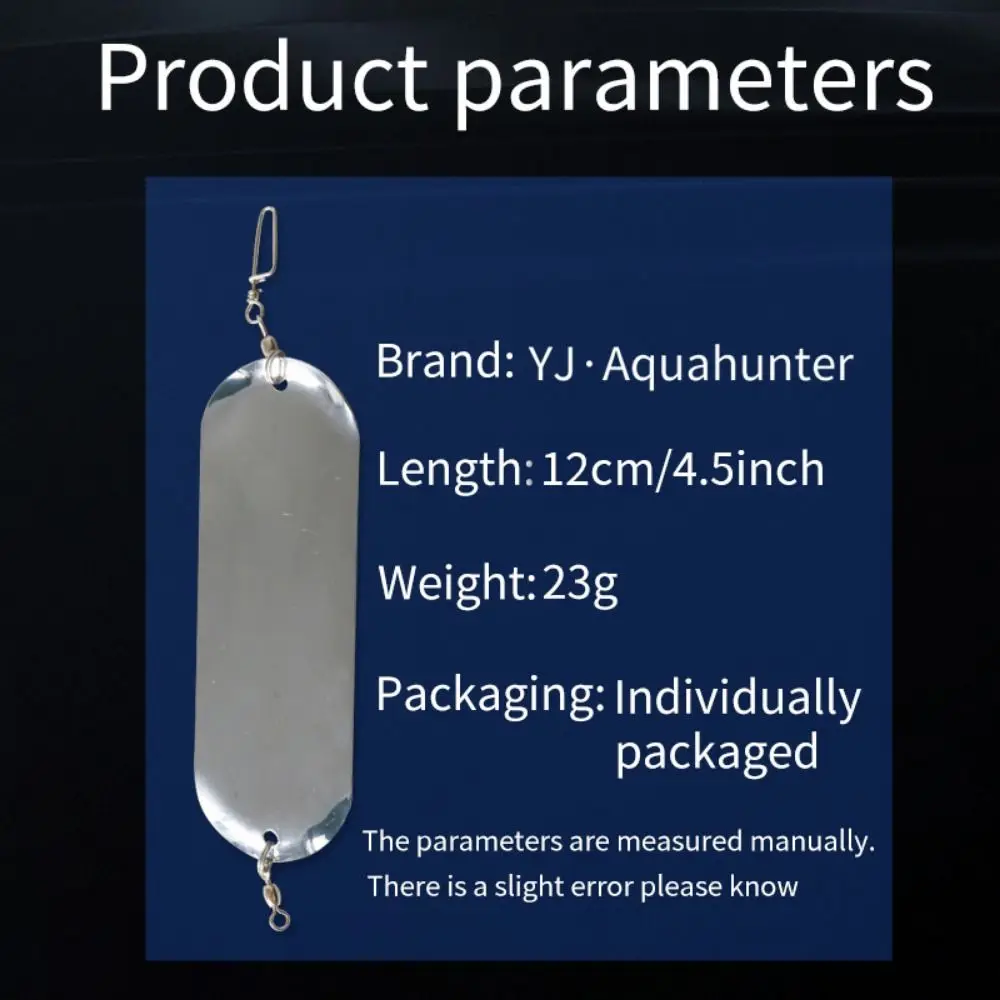 Description Picture 3 of itemReflective Fishing Trolling Flasher Durable Glow Flasher Fly Trolling Lure Rust-Resistant Enhanced Visibility