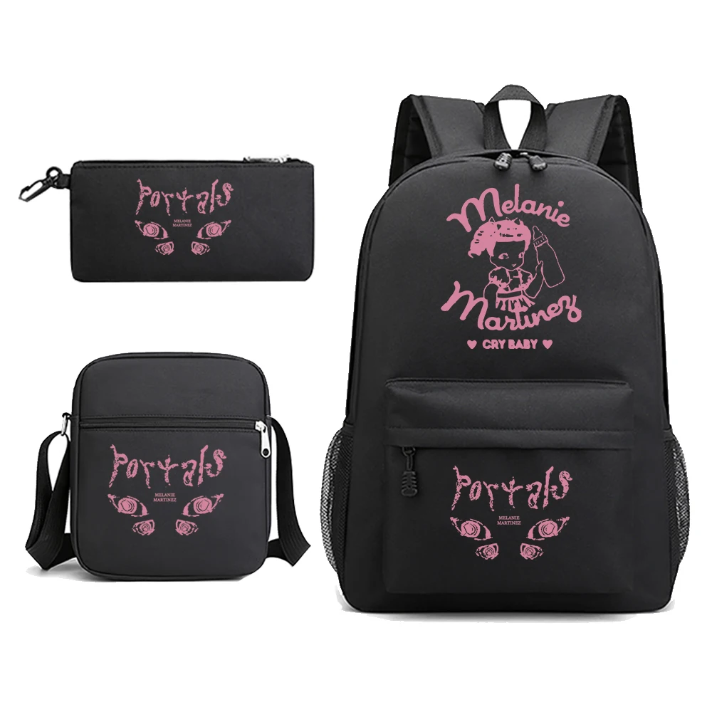 Melanie Martinez  Printed Backpack Casual Rucksack schoolbag Shoulder Bag Backpack 3pcs/set