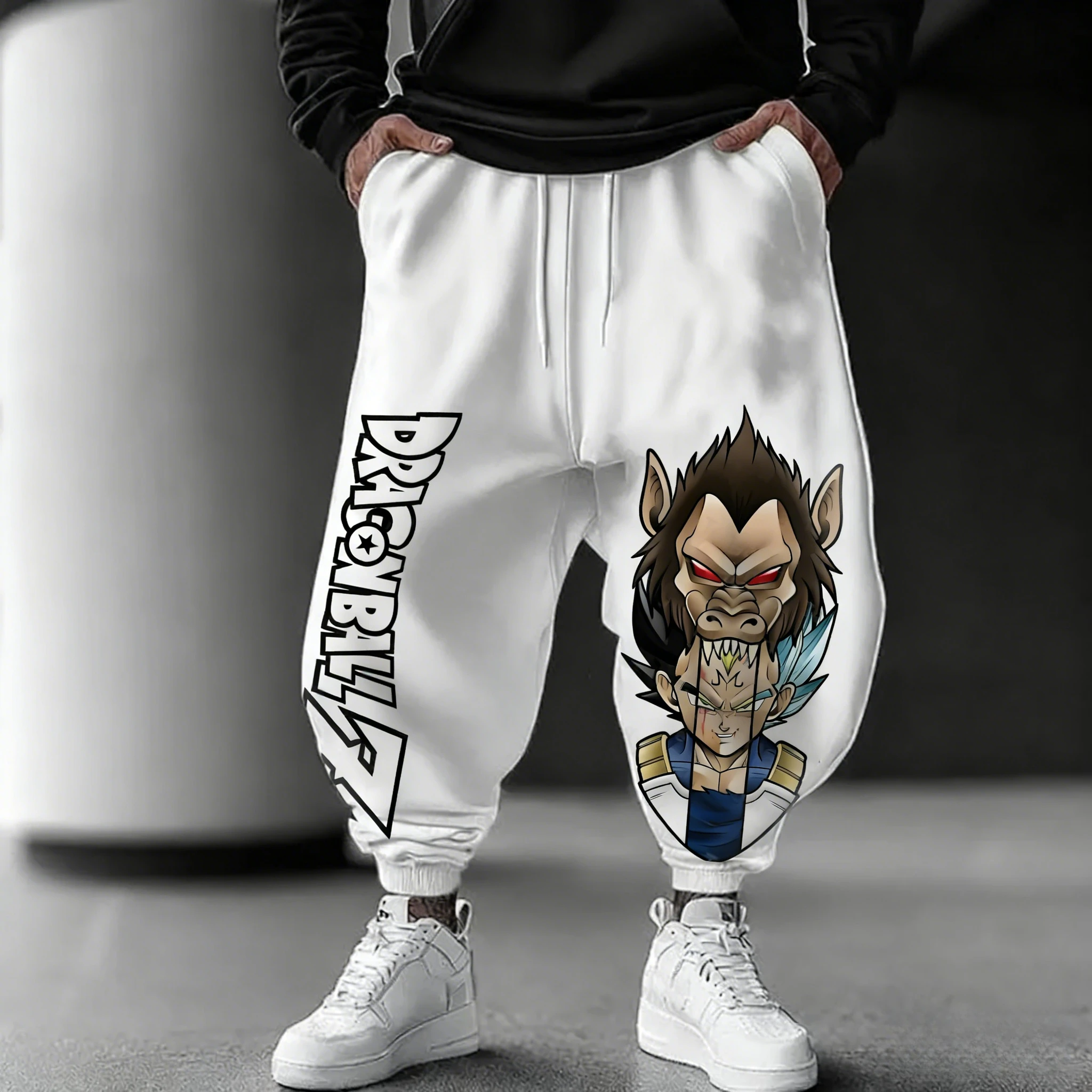 

Спортивные штаны с принтом Dragon Ball в стиле аниме Vegeta, осень/зима 2026, новые мужские и женские свободные повседневные уличные хлопковые брюки в стиле хип-хоп