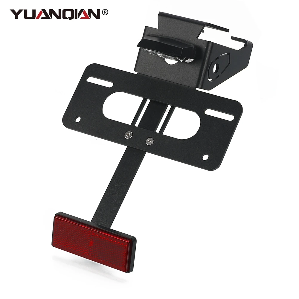 

License Plate Holder Fender Eliminator Rear Tail Tidy Registration Plate Kit For Kawasaki Z900 2017 -2021 2022 2023 2024 Z H2 SE