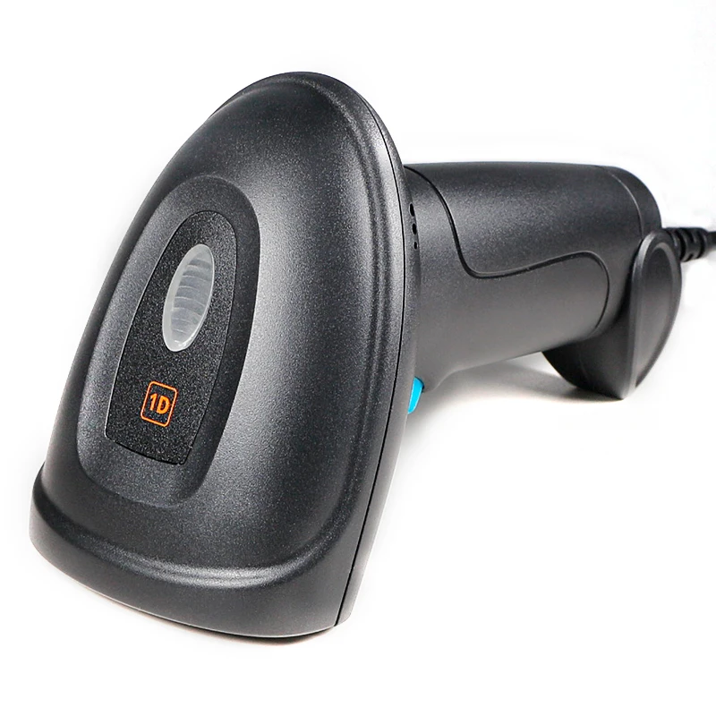 USB 인터페이스 고속 1D 레이저 바코드 스캐너 HS10 효율적인 데이터 수집 및 재고 관리