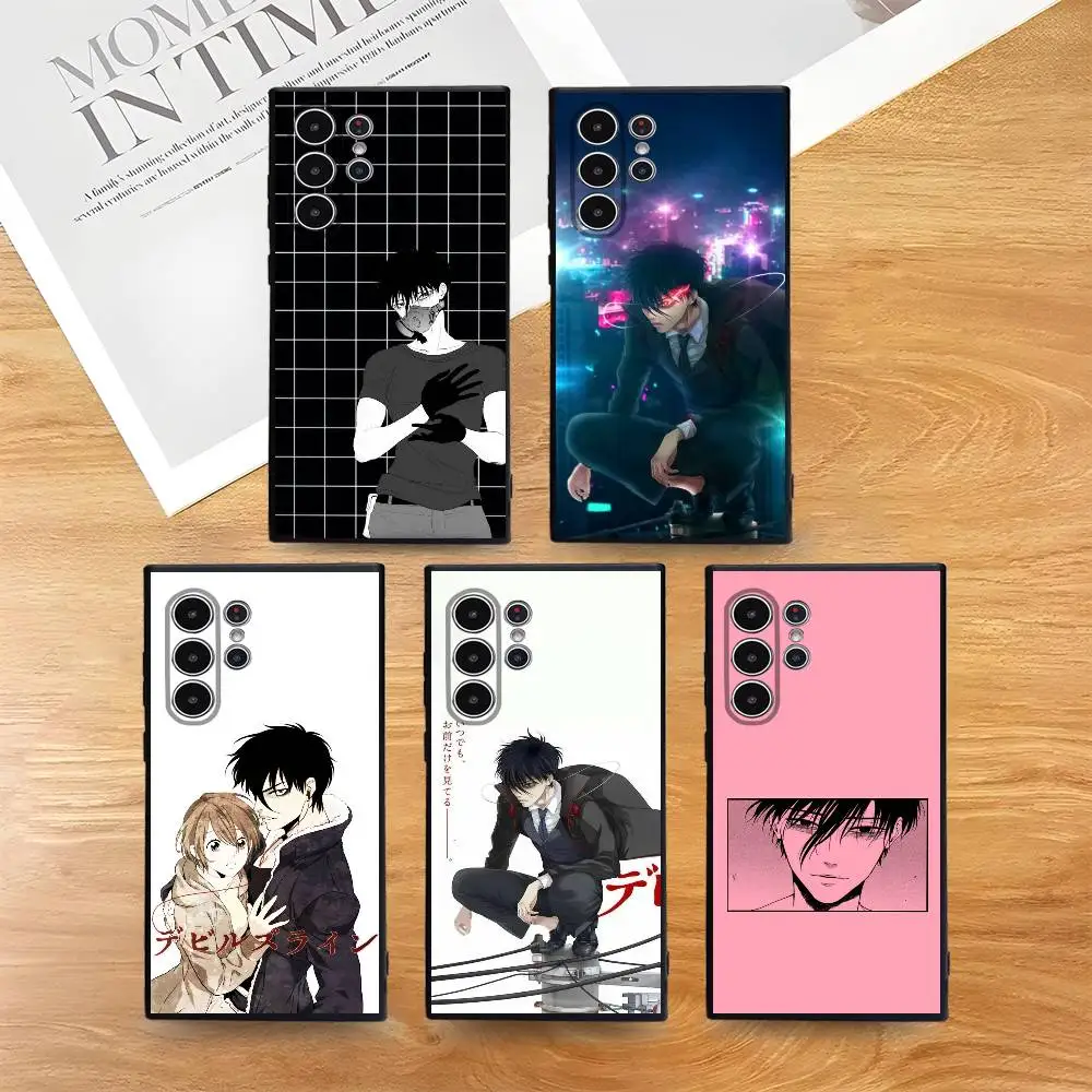 

Anime DEVILS LINE Phone Case for Phone S series s21 s22 s23 s24 s25 FE Plus Ultra TPU Soft to Skin-friendly case