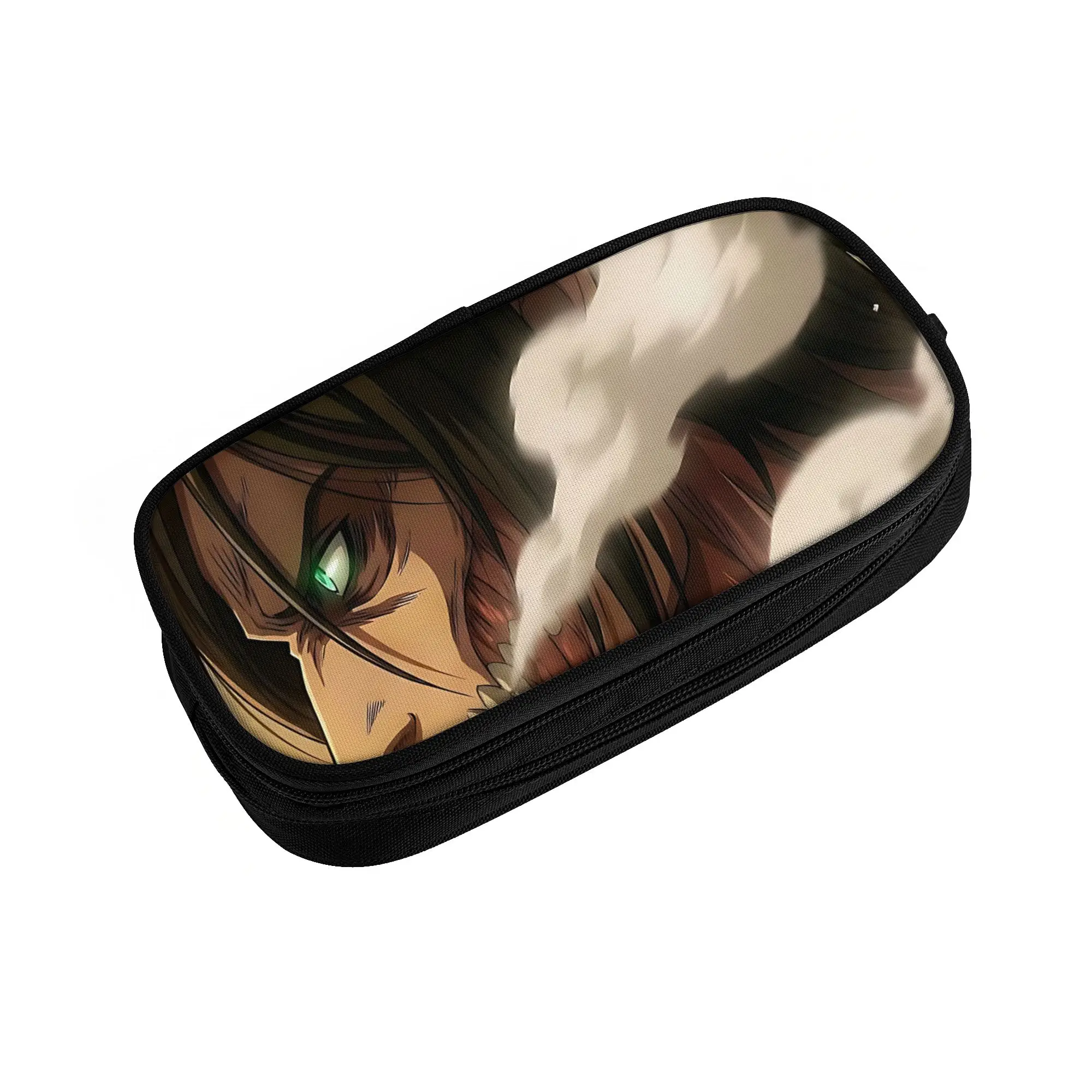 1 Piece Attack on Titan Pencil Cases for Students Stand Pen Box Pencil Bag Big Capacity Pencil Pouch Pen Holder