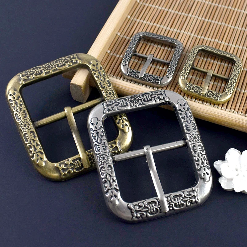 

2/5Pcs 20/35mm Vintage Silver Brass Metal Pin Buckle for Leather Belt Strap Clasp DIY Craft Waistband Garment Hardware Tailoring