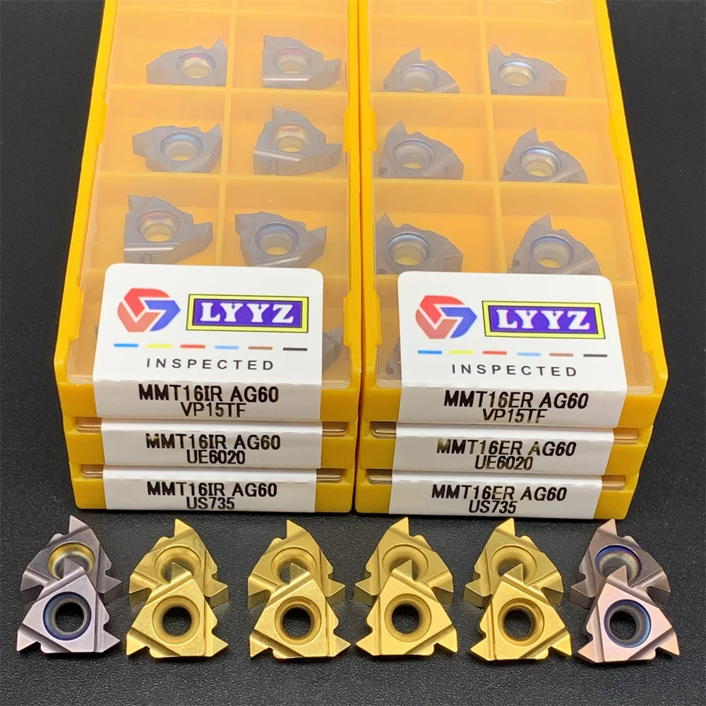 Imagem -06 - Fresadora de Rosca Cnc Ferramenta de Carboneto Mmt11er Mmt11ir Mmt16er Ag60-s Ag60 Ag55 Vp15tf Er6020 Us735 Ly15tf Ly6020 Ly735