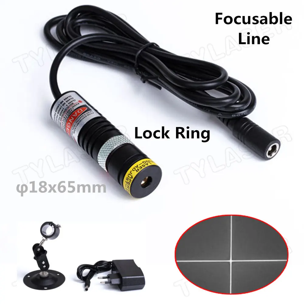 

Focusable Glass lens 18x65mm 905nm 50mw 100mw 200mw Laser IR Cross Line Module Industrial Use Direct Invisible Light Laser