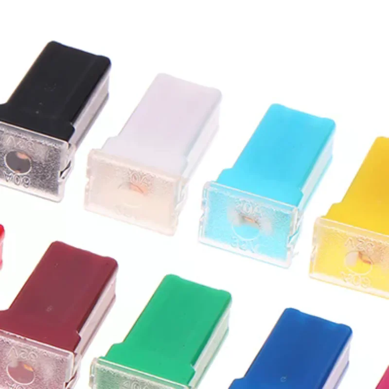 5pcs Mini Square Fuse 20A 30A 40A 50A 60A Set Automotive Car Fuse With Plastic Box Assortment Auto Fuse