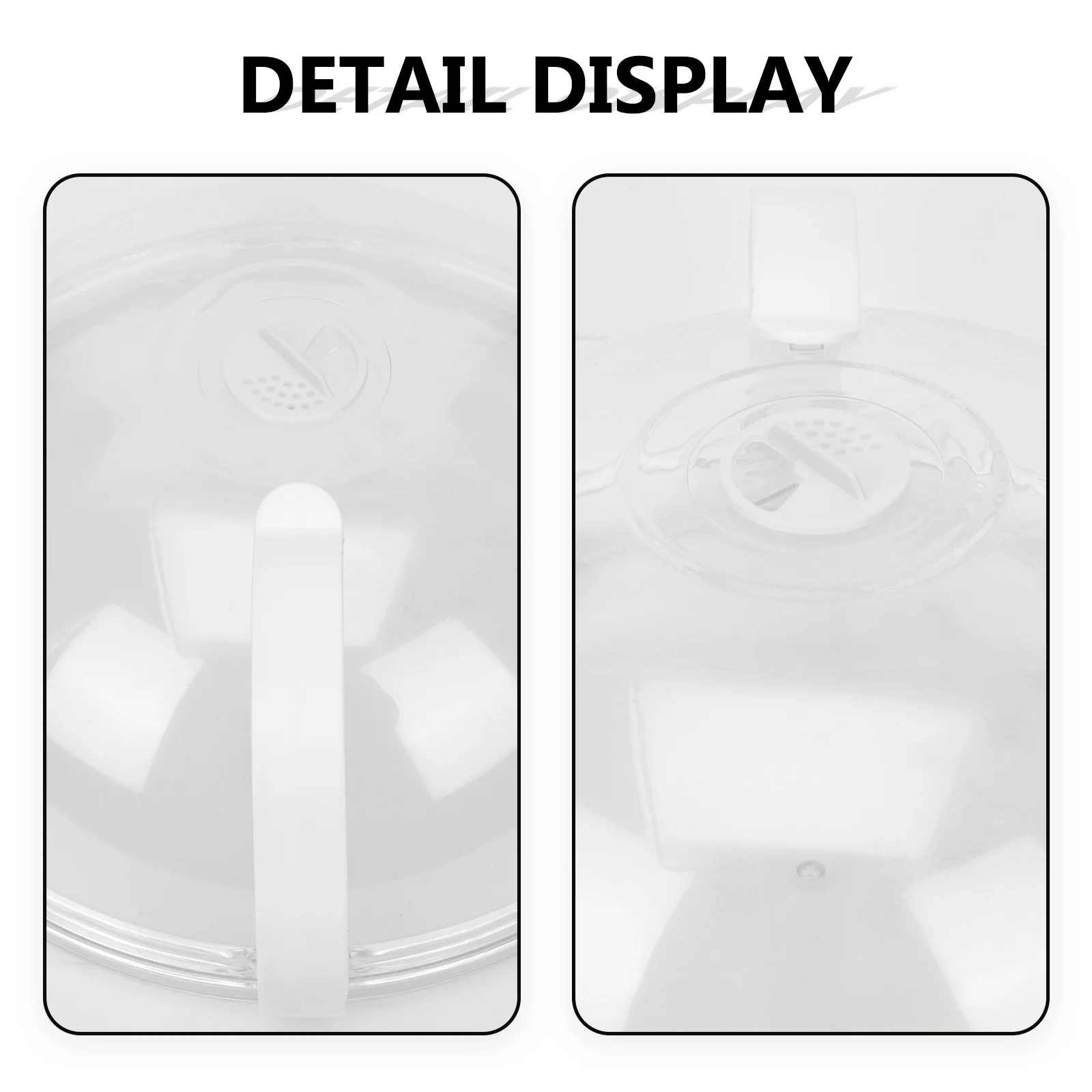 

1Pcs Heat-Resistant Microwave Dish Cover Transparent Pc Spray-Proof Food Lid Tray for Protection Microwave Dish Cover
