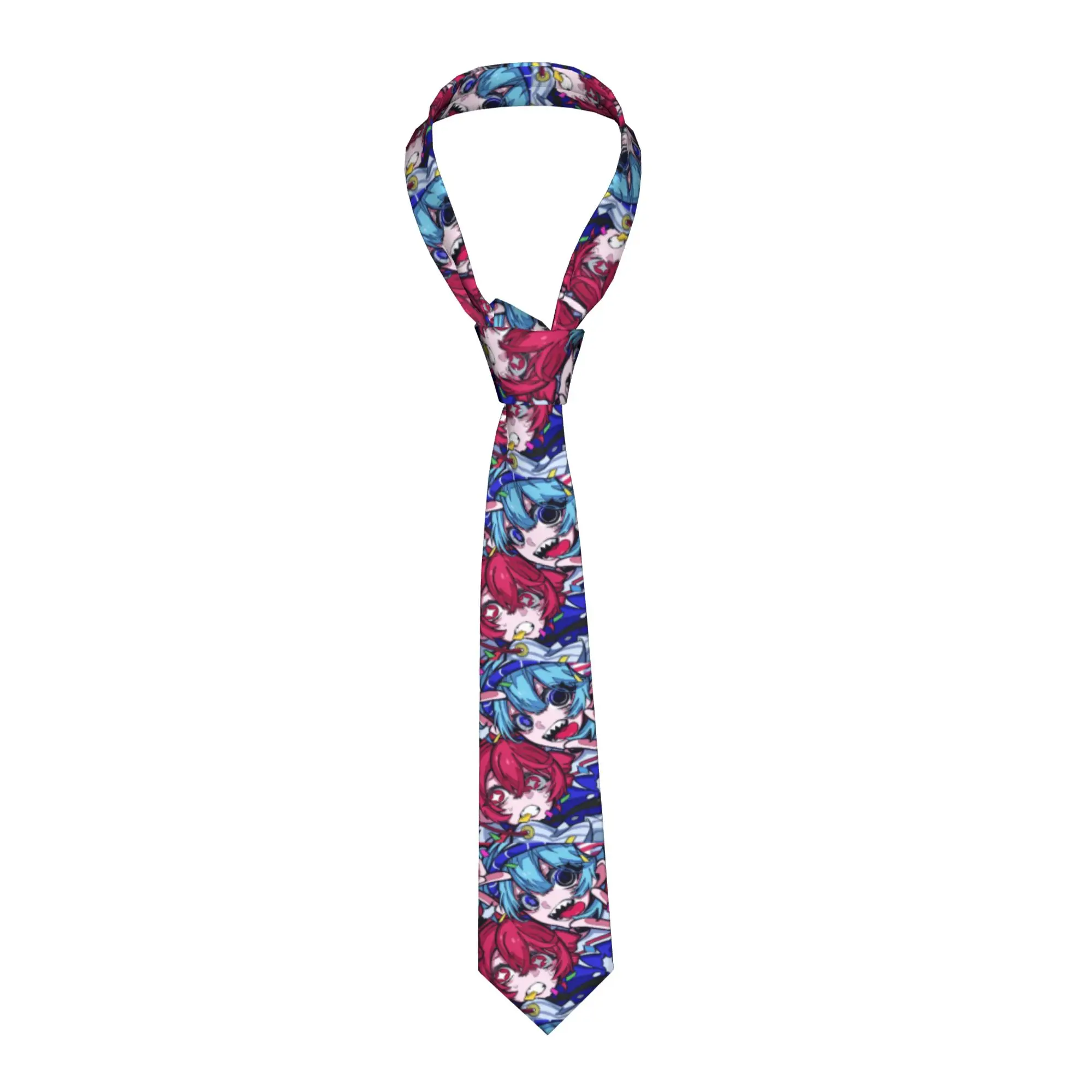 Cravates pour hommes Mesmerizer Kasane Teto Hatsune Miku, cravate étroite de 8 cm, style chanteur virtuel, pour usage quotidien et mariage