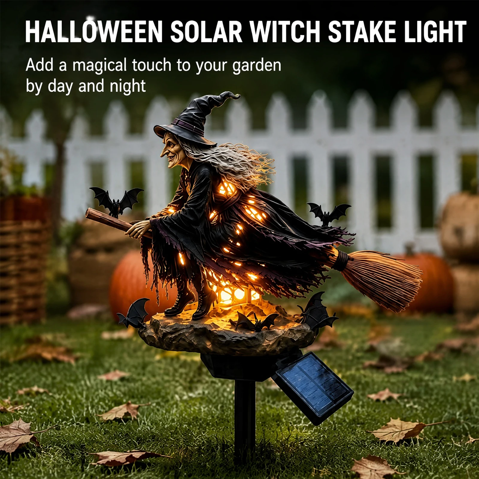 Lampe solaire de jardin en rés - Outdoor Power Broom avis et prix