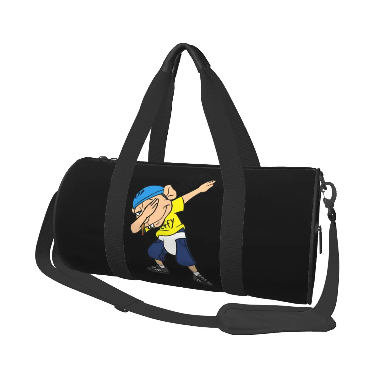 

Jeffy Dabbing Funny SML Rapper Large Duffle Gym Bag Multi-Functional Duffle Travel Bags Handbags Fitness bag