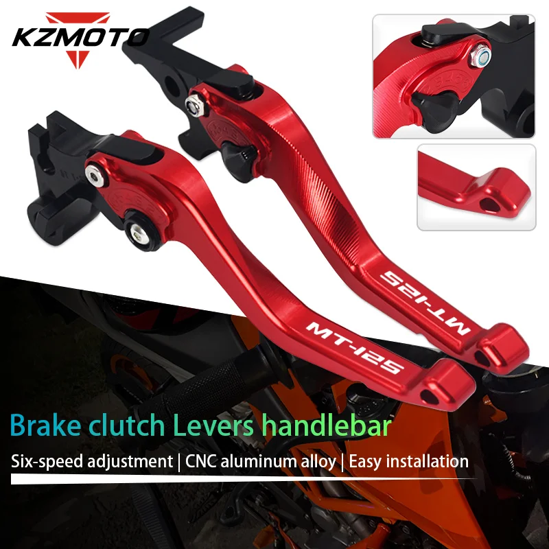 

New MT125 For MT-125 MT 125 mt-125 2014-2022 2023 2024 Motorcycle Short Brake Clutch Levers Handles CNC Adjustable Accessories